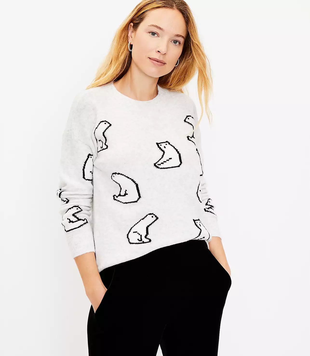 Polar Bear Sweater | LOFT
