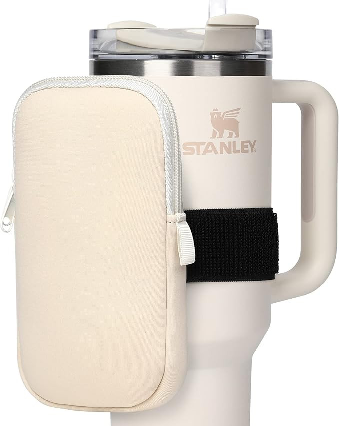 Water Bottle Pouch For Stanley, Gym Tumbler Accessories for Women, Compatible With Stanley Quench... | Amazon (US)