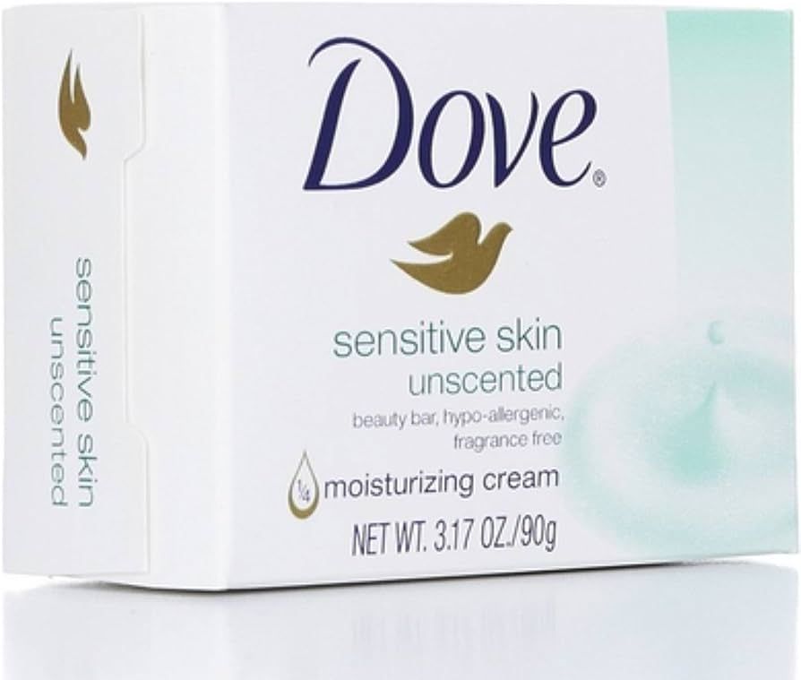 Dove Bar Soap for Sensitive Skin 3.17 oz (Pack of 2) | Amazon (US)