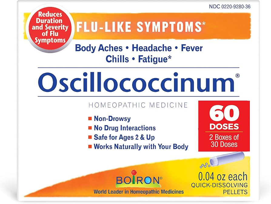 Boiron Oscillococcinum for Relief from Flu-Like Symptoms of Body Aches, Headache, Fever, Chills, ... | Amazon (US)
