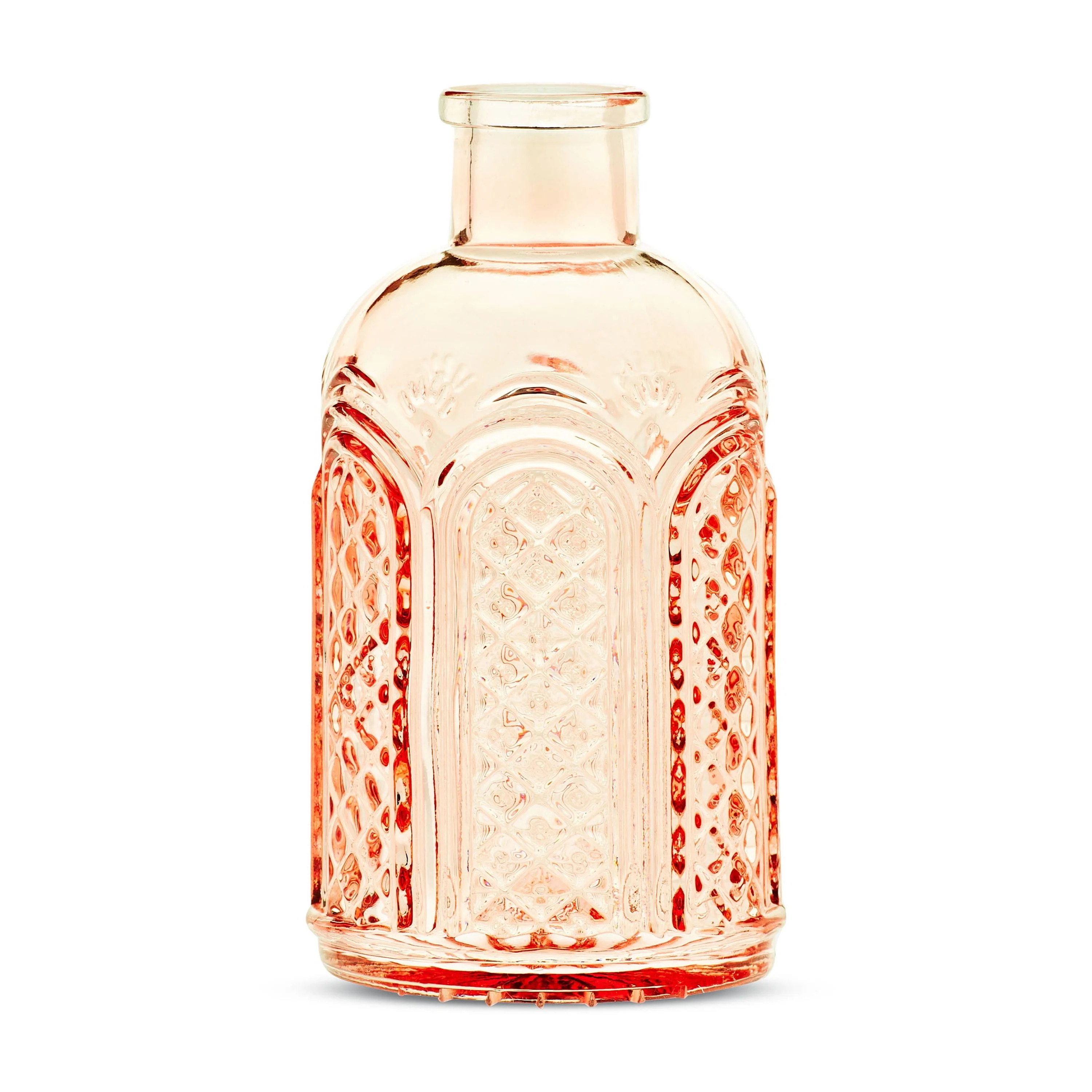 Bridgerton Glass Vase, Pink | Walmart (US)