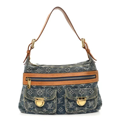 Louis Vuitton Monogram Denim Baggy PM Blue | FASHIONPHILE (US)