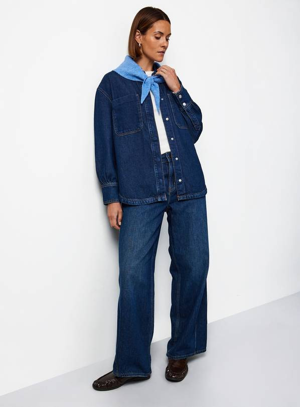 Buy Mid Wash Denim Relaxed Shirt 24 | Shirts | Tu | Tu Clothing