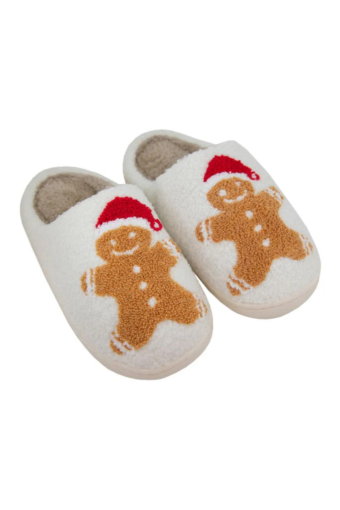 Gingerbread Man Women's Slippers | Katydid.com