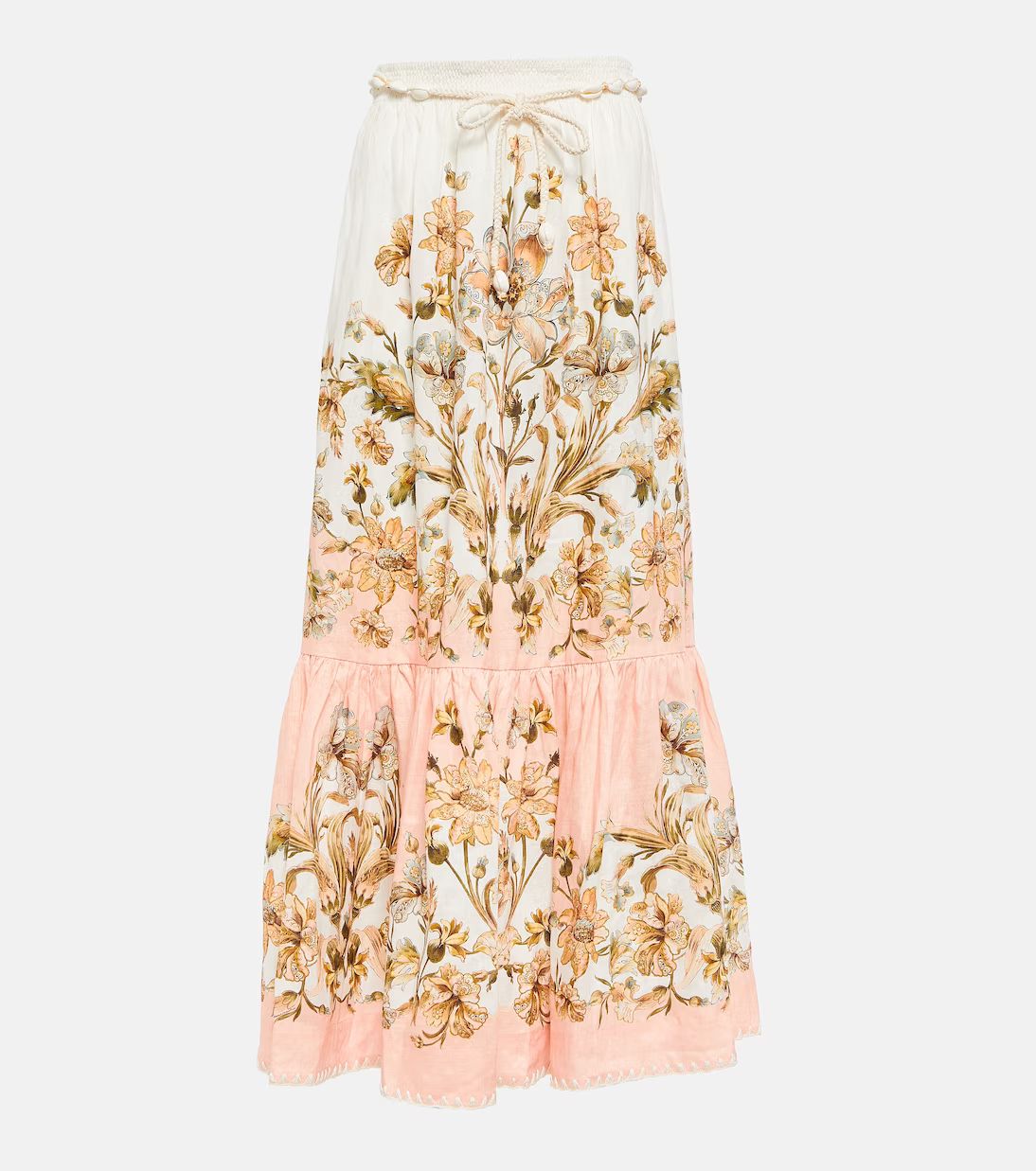 Chintz floral linen maxi skirt | Mytheresa (US/CA)