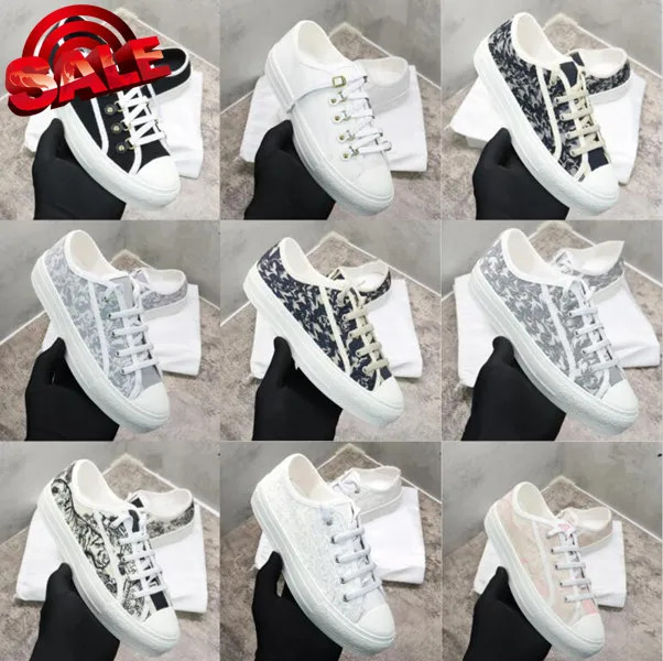 Women Walk N Designer Casual Shoes Oblique Classic Canvas Sneakers Low Top Brand Shoe Summer Flat... | DHGate