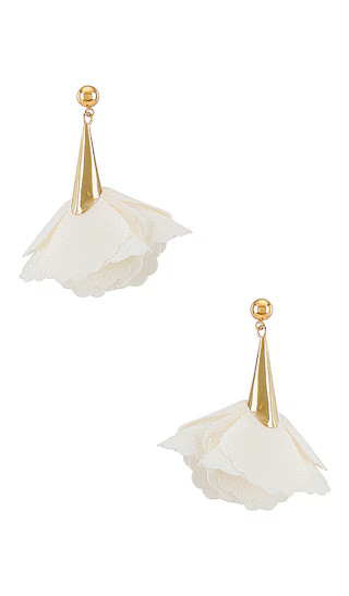 Florence Earrings in White | Revolve Clothing (Global)