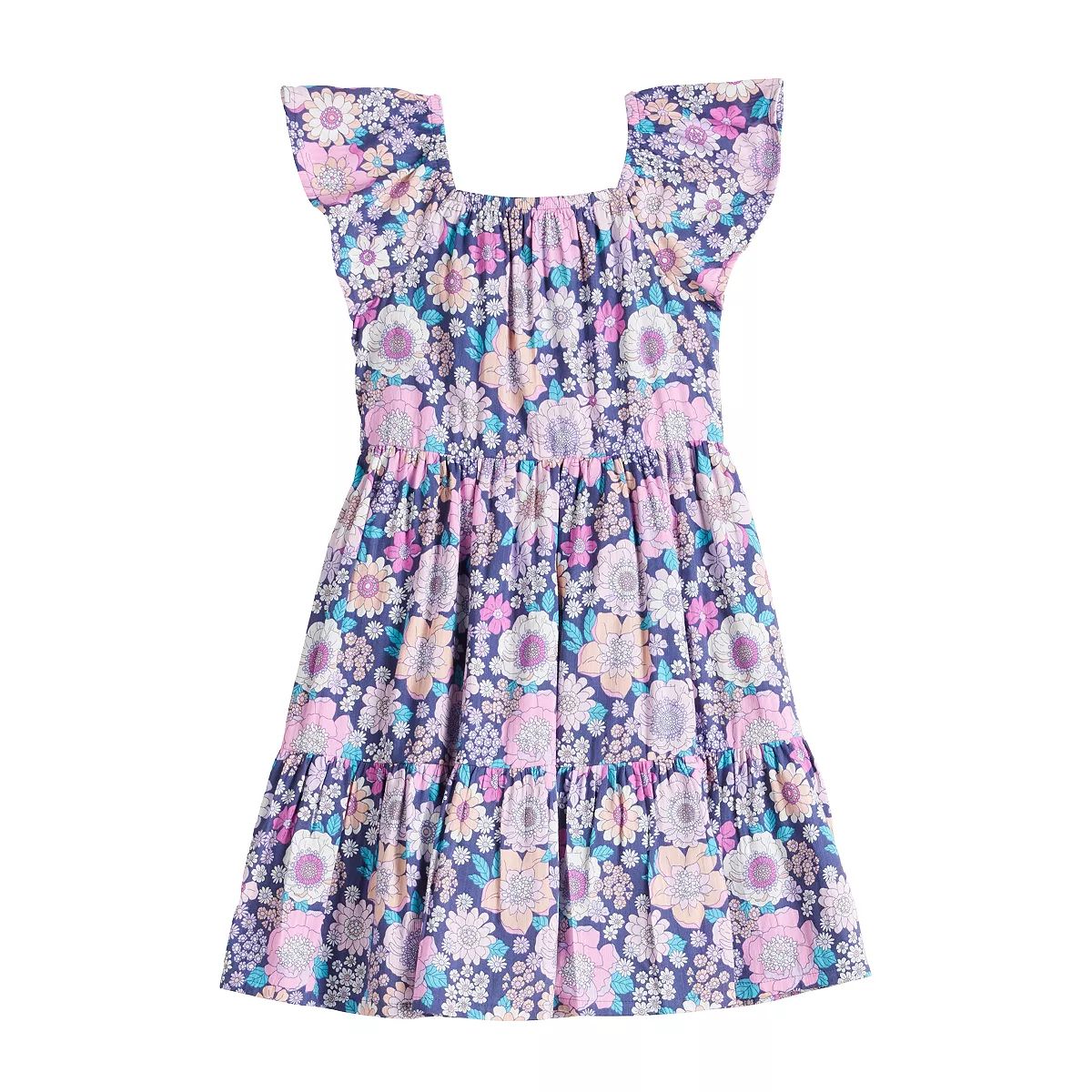 Baby & Toddler Girl Jumping Beans® Flounce Bow Tie Back Dress | Kohl's