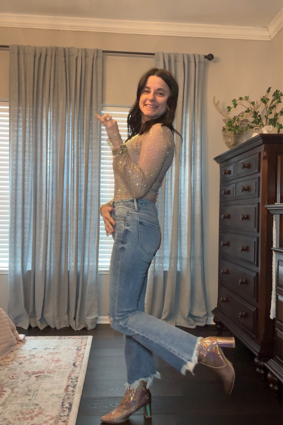 Sometimes a girl just needs to sparkle!  Perfect combo for New Years !

#LTKparties #LTKHoliday #LTKstyletip