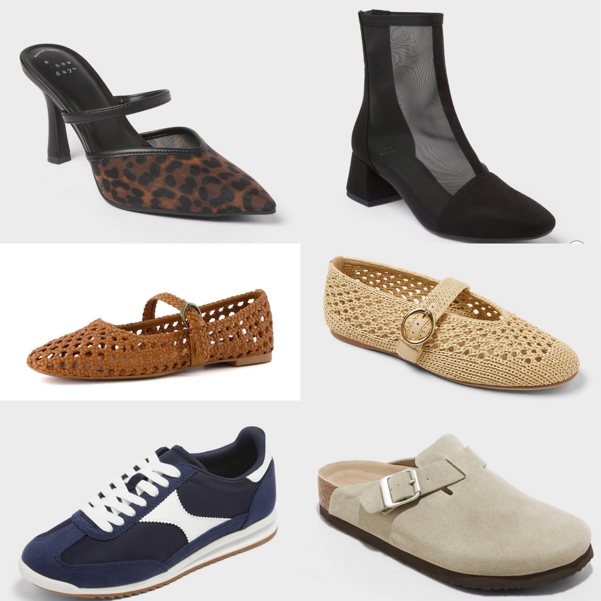 Affordable Fall MUST HAVE Target shoes
Black mesh square toe bootie
Leopard print mesh heel mule
Mary Jane flats
Natural
Cognac
Navy sneakers
Preppy
Buckle clog
Evening
Everyday
Lounging 
Target finds
Target style
What to pack
Fall trip



#LTKShoeCrush #LTKSeasonal #LTKFindsUnder50