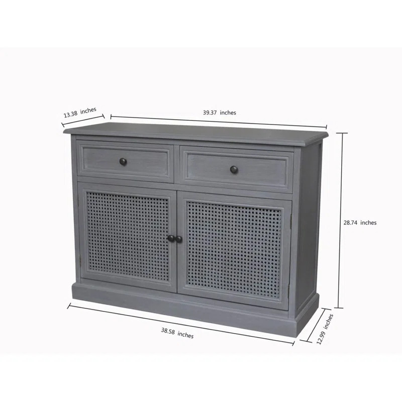 Danby 39.37'' Wide 2 Drawer Sideboard | Wayfair North America