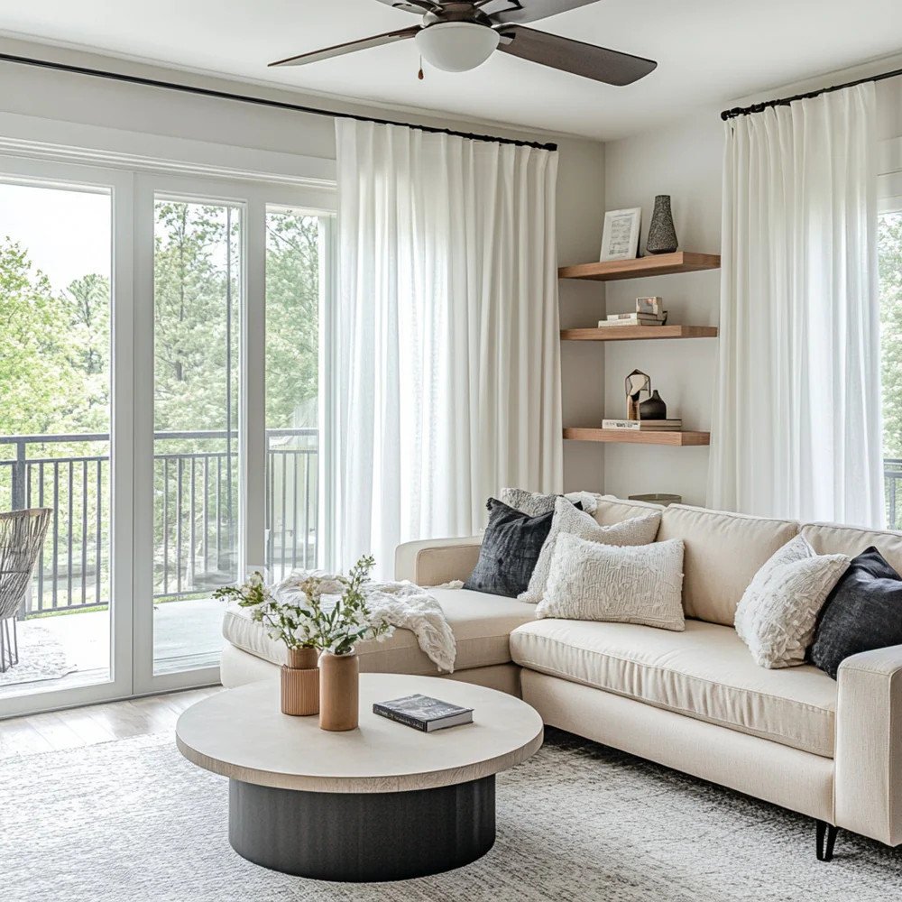 Lorna French Linen Pleated Custom Curtains Panel | IXA Curtains