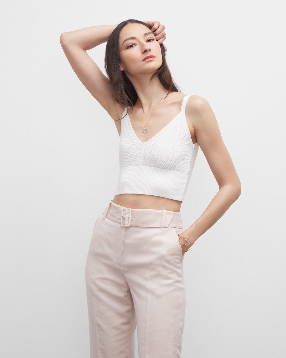 Ribbed Crop Top | Club Monaco (Global)