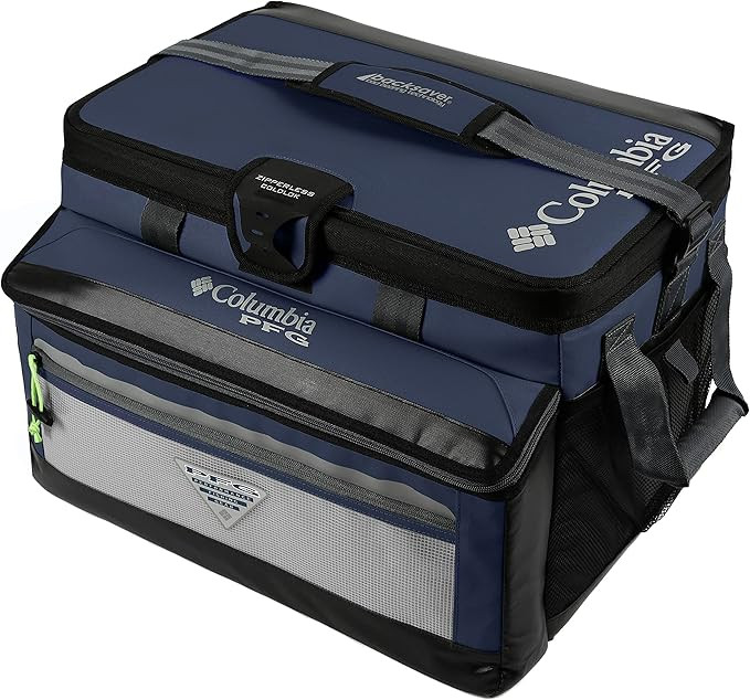 Columbia PFG Zipperless HardBody Thermal Pack Coolers - Sizes: 58 Can and 22 Can - Colors: Navy B... | Amazon (US)