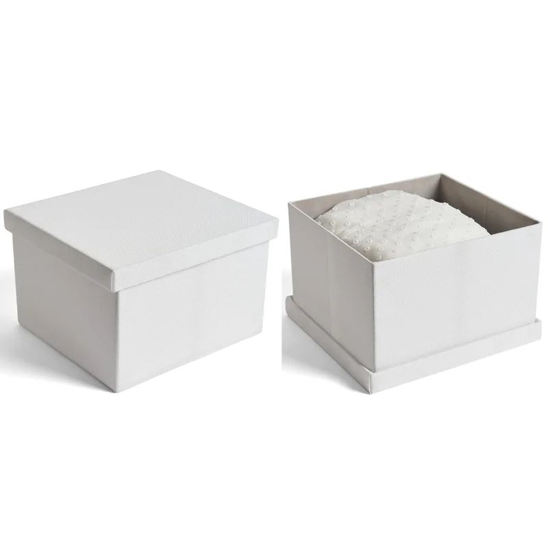 California Closets® The Everyday System™ Fabric Box (Set of 2) | Wayfair North America