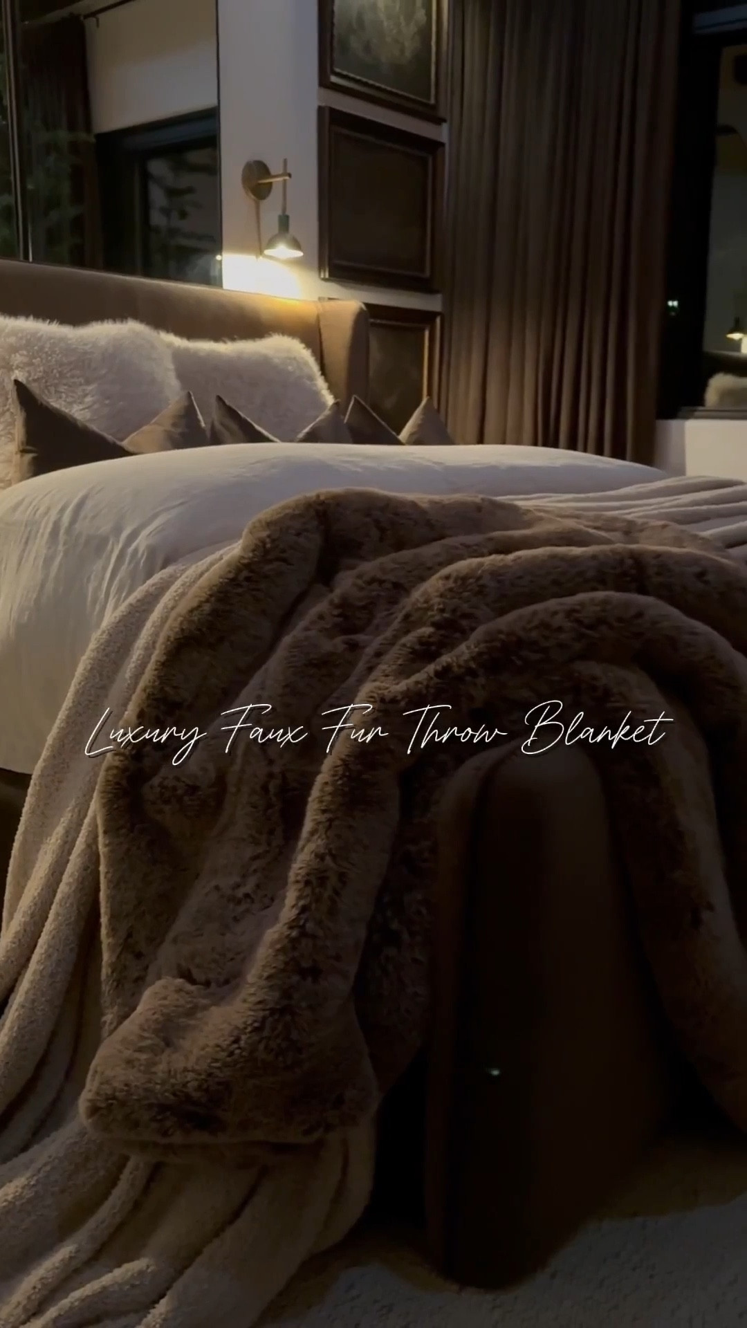 Elevate your sanctuary with these luxurious Amazon bedroom finds. ❤️

Faux Fur Throw Blanket 
Blackout Velvet Curtains 
Plugin Wall Sconces 
Faux Fur Rug 
Faux Fur Throw 
Leathers Storage Boxes 
Tabletop Fire-pit
Velvet Lumbar Pillows 16x24  

#amazonhome #moderluxuryinteriors #bedroominspo #interiordesign #bedroomdecor 


#LTKGiftGuide #LTKHome #LTKFindsUnder100