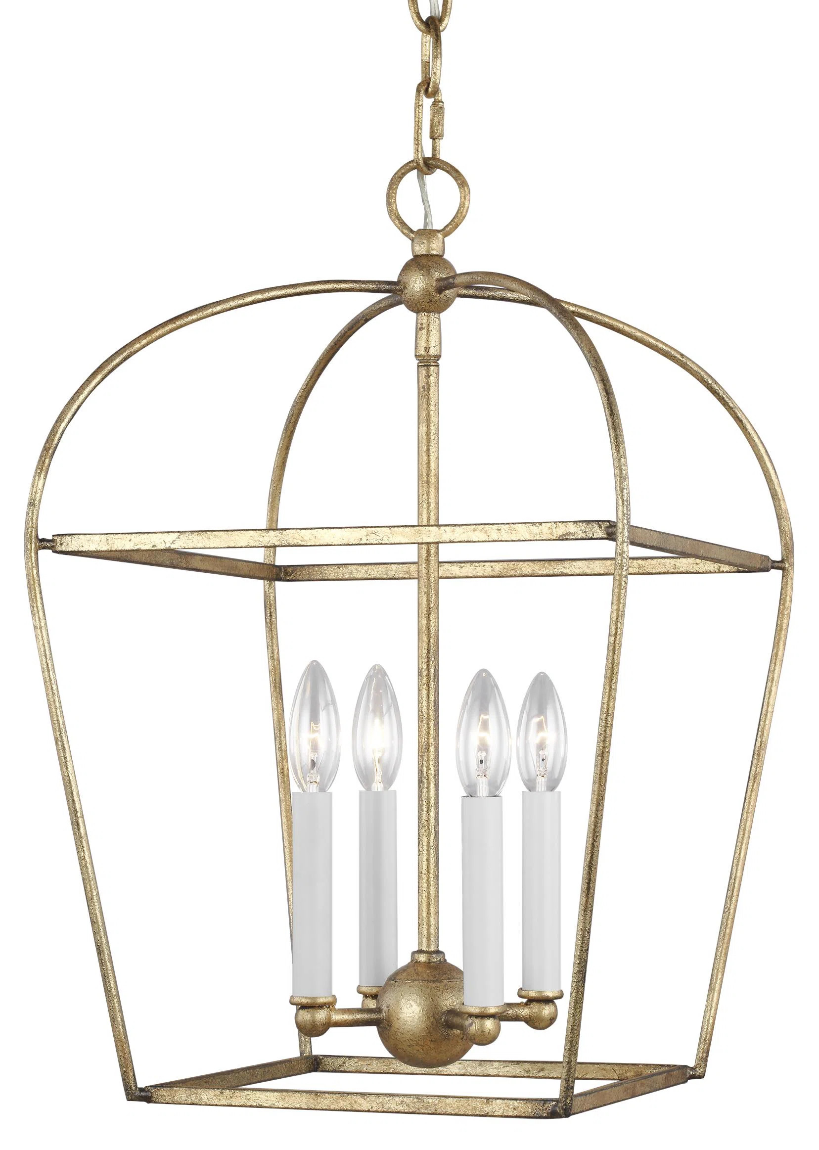 Andy 4 - Light Dimmable Lantern Geometric Chandelier | Wayfair North America