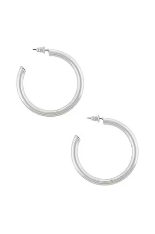 8 Other Reasons Memphis Hoops Earrings in Silver from Revolve.com | Revolve Clothing (Global)