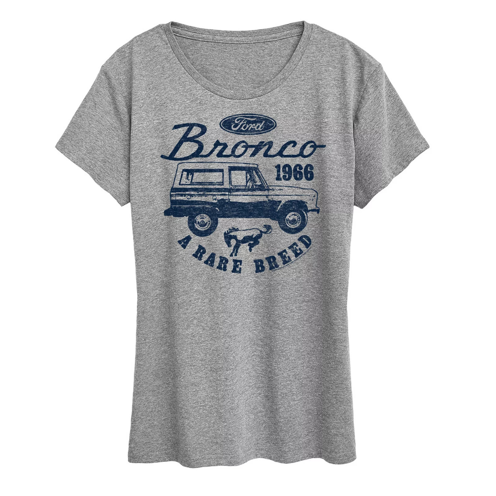 Women's Ford Vintage Bronco Rare Breed Graphic Tee, Size: Medium, Grey Gray | Kohl's