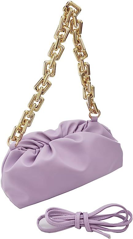 alilove Cloud Bag Dumpling Shoulder Bag Chunky Chain Pouch Bag | Amazon (US)