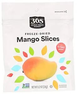 365 by Whole Foods Market, Fruit Freeze Dried Mango Slices, 1.2 Ounce | Amazon (US)