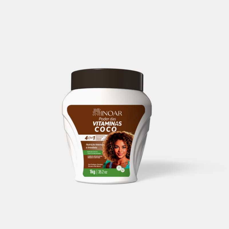 Inoar Creme Poder das Vitaminas Coco 1Kg | Beleza Na Web (BR)