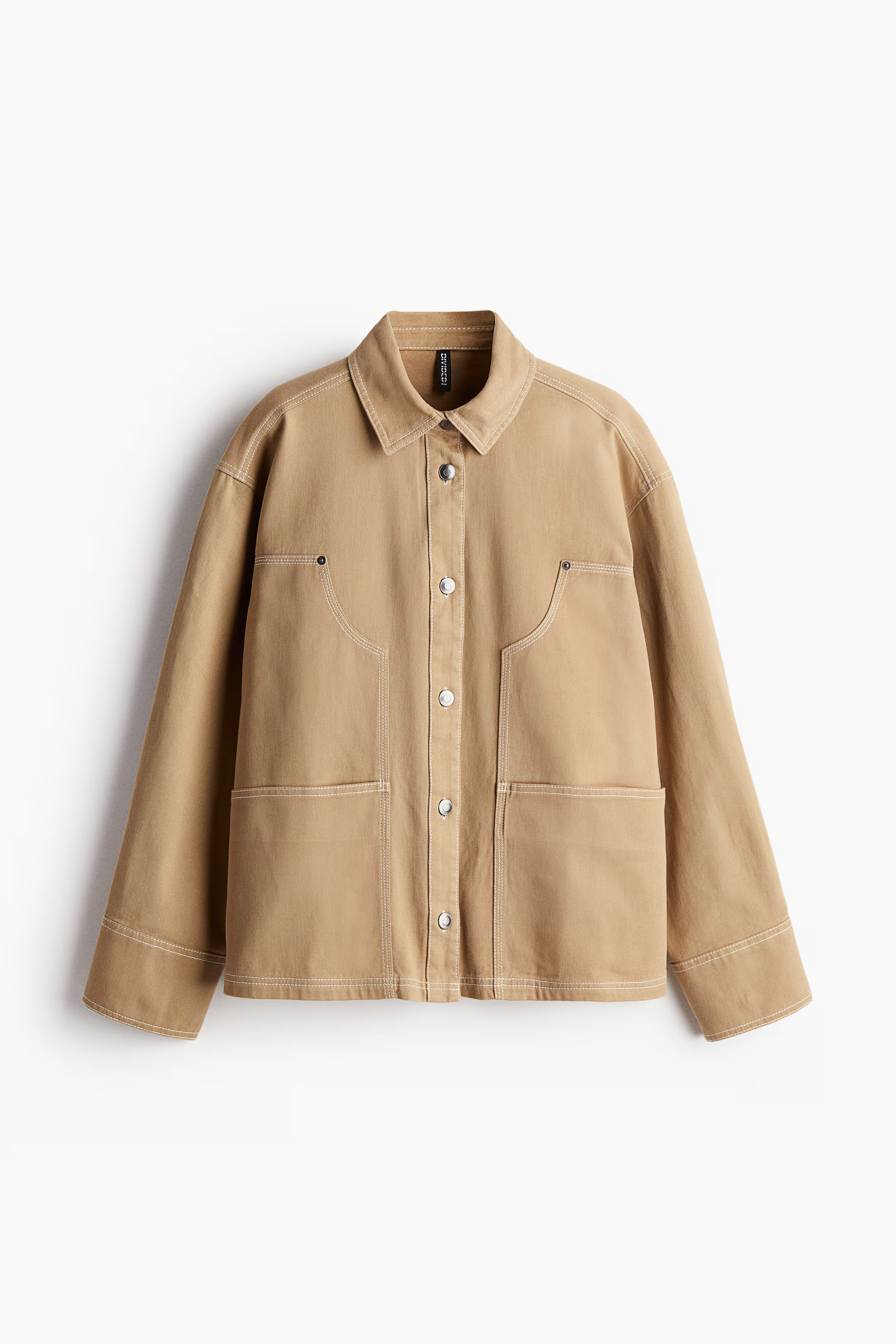Cotton Utility Overshirt | H&M (US + CA)
