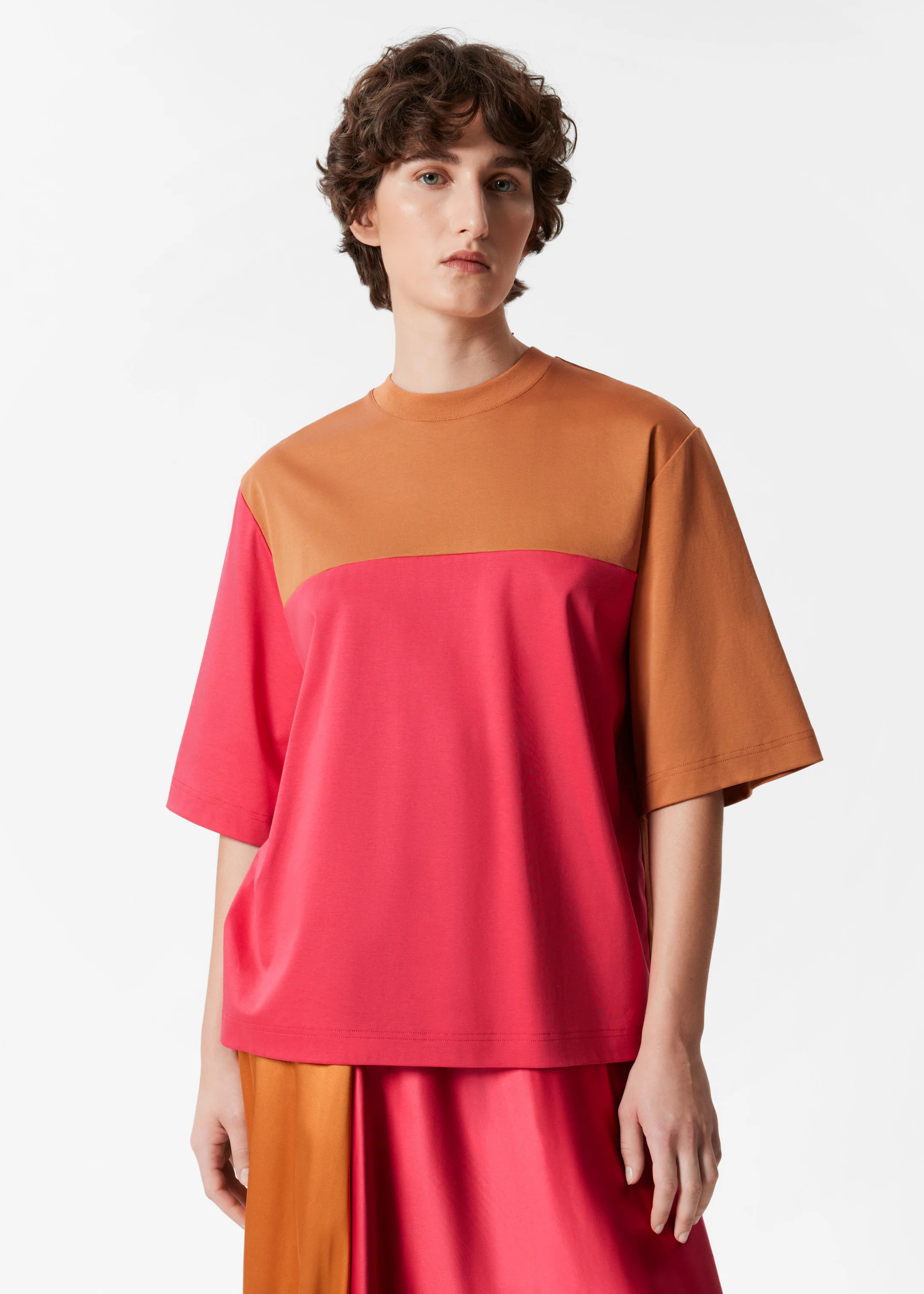 Oversized Colour-Block T-shirt | & Other Stories - US