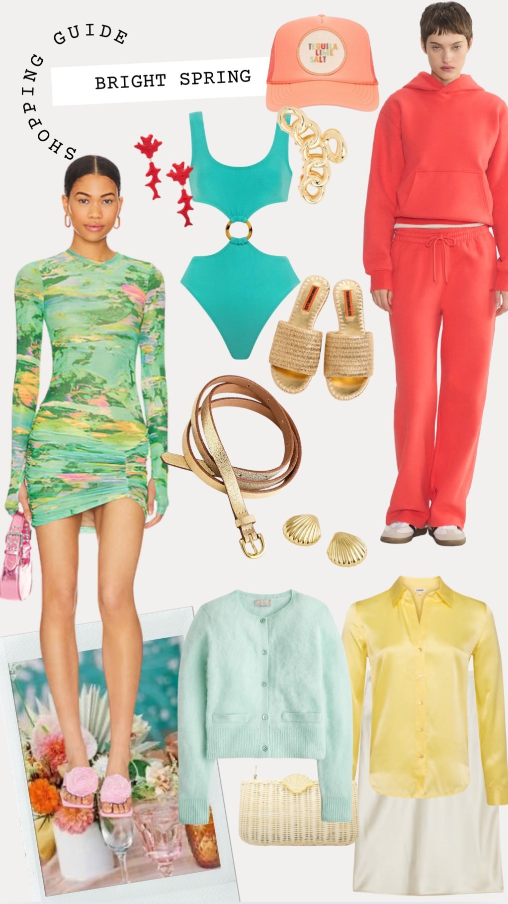 Bright Spring-You’re high-energy and vibrant—like a burst of confetti. Your best colors are bright, warm, and clear. Think electric turquoise, tomato red, and bright coral. Everything about you sparkles when the colors pop! #butteryellow

#LTKStyleTip #LTKFindsUnder100 #LTKSeasonal