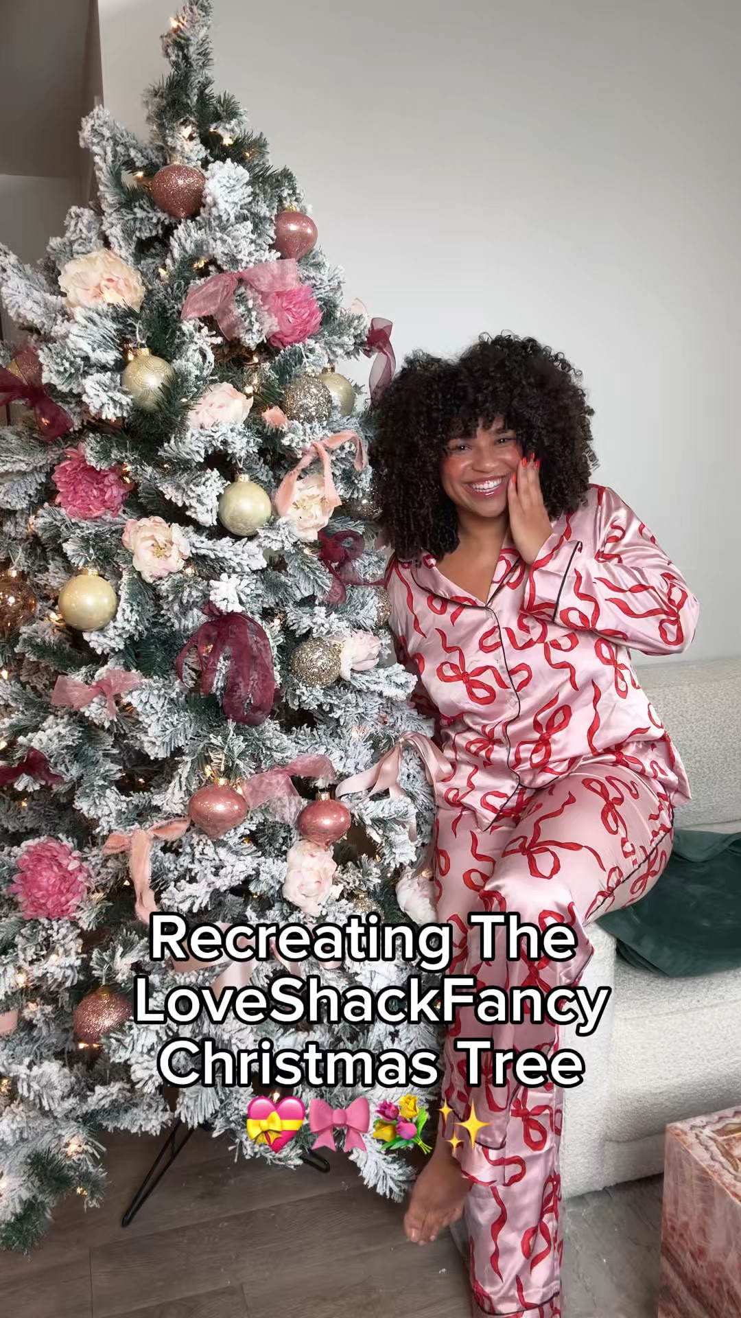 Let’s make a girly christmas tree inspired by LoveShackFancy!!!!


christmas tree inspiration 
christmas ornaments
christmas decor 
holiday decor
bow pajamas 
holiday pajamas 

#LTKVideo #LTKHoliday #LTKSeasonal