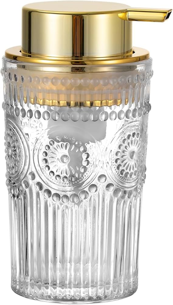 Foaming Hand Soap Dispenser,Glass Foam Soap Dispenser,Toothbrush Holder,Refillable Liquid Soap Di... | Amazon (US)