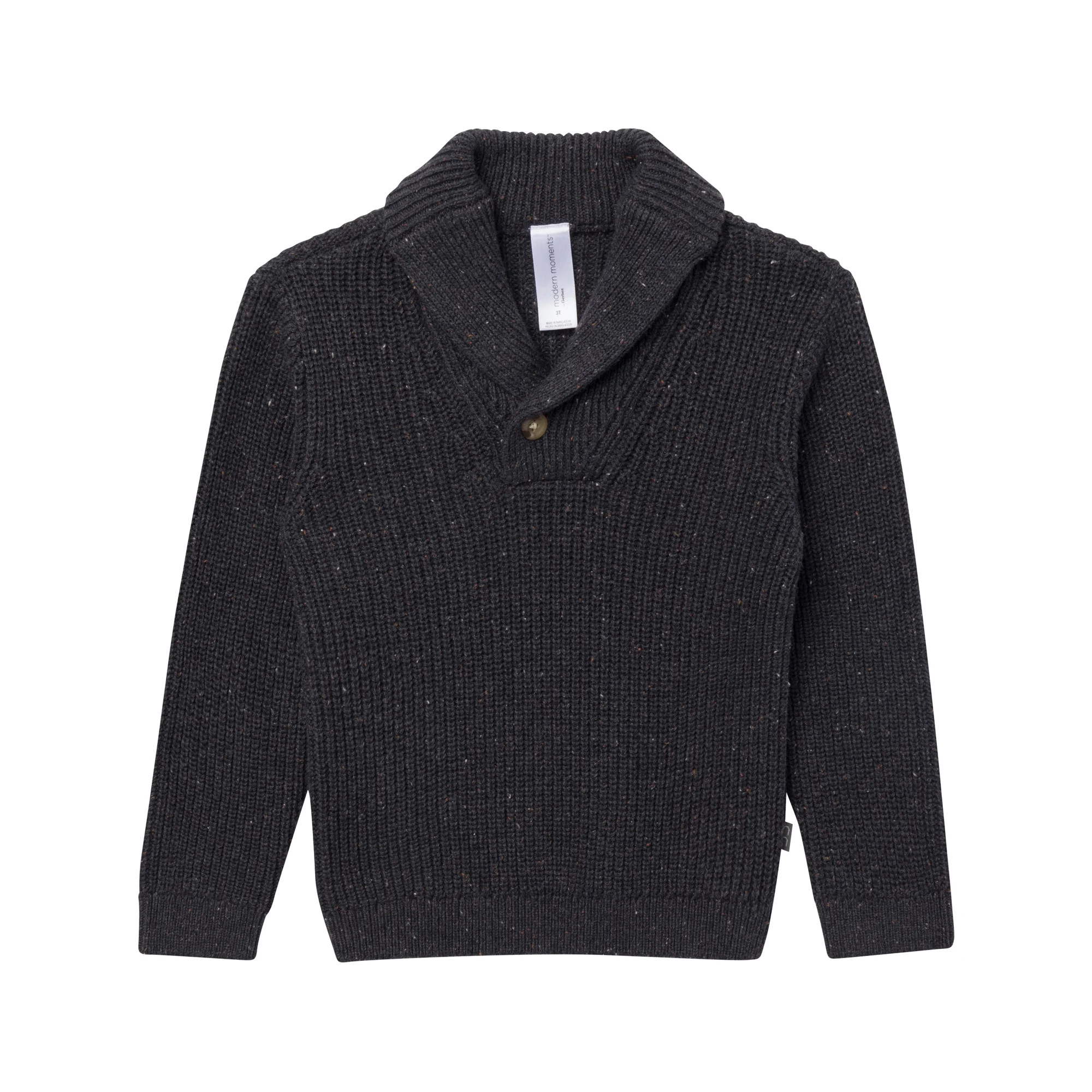 Modern Moments by Gerber Toddler Boy Shawl Collar Sweater, Sizes 12M-5T - Walmart.com | Walmart (US)