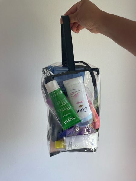 Clear toiletry bag. I love this toiletry bag for road-trips, camping, and short trips. 

| travel tips | travel hacks | travel essentials | travel influencer | Her Current Obsession | 

#LTKfamily #LTKtravel #LTKitbag