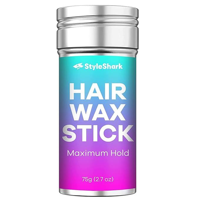 StyleShark Non-Greasy Hair Wax Stick for Styling Flyaways and Frizz - 2.7 oz Wax for Edge Control... | Amazon (US)