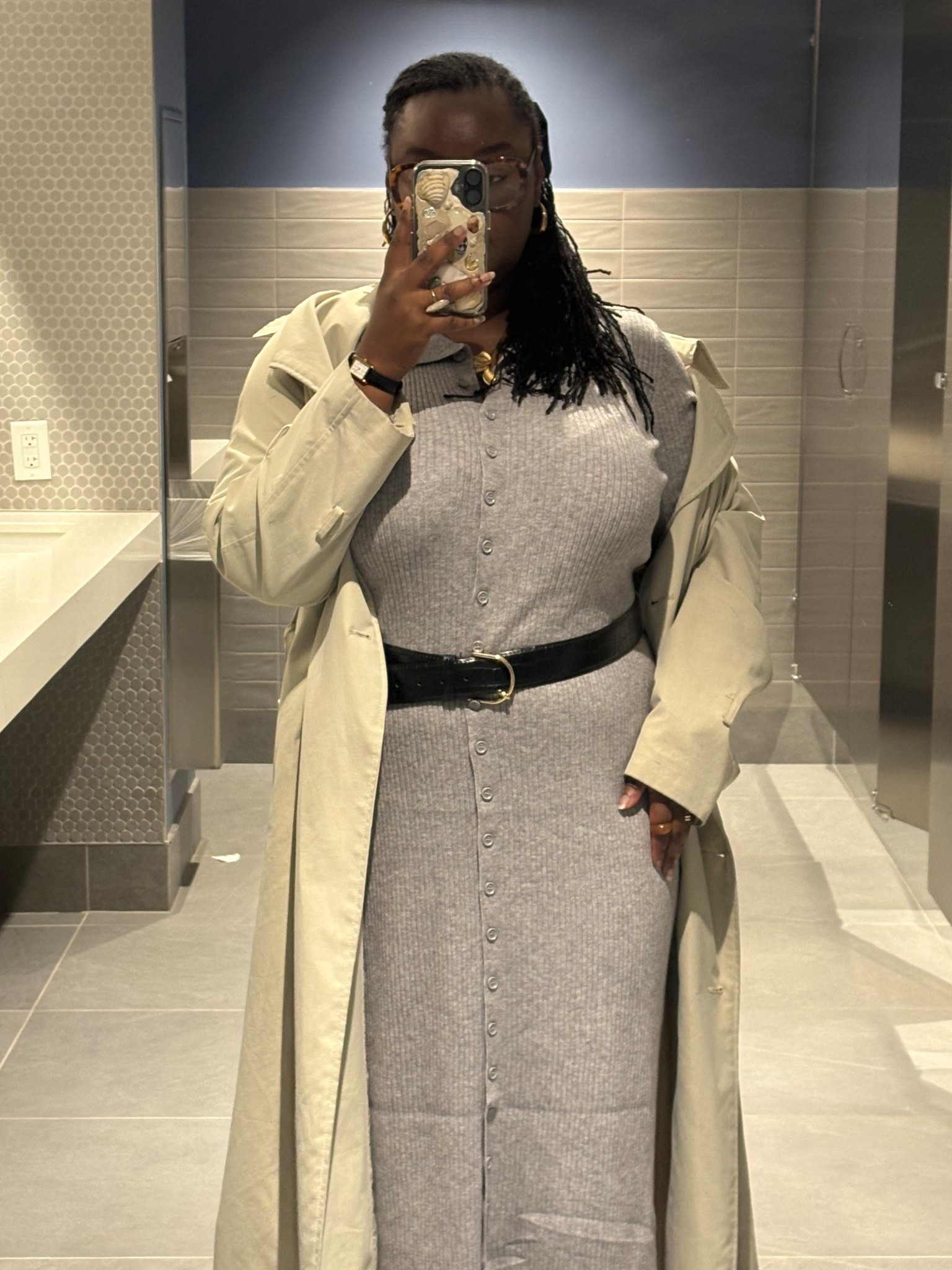 Made my own belted sweater dress for work today 

#LTKWorkwear #LTKFindsUnder50 #LTKPlusSize