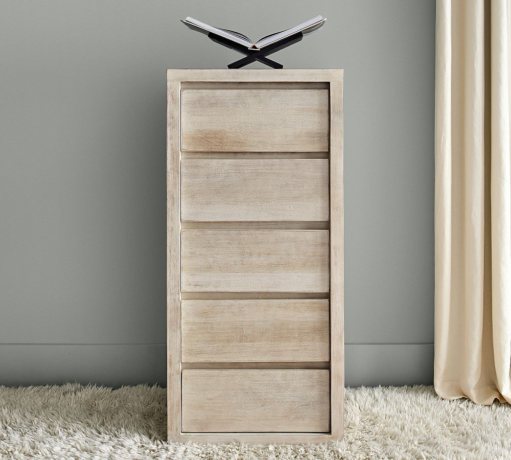 Cayman 5-Drawer Tall Dresser (24") | Pottery Barn (US)