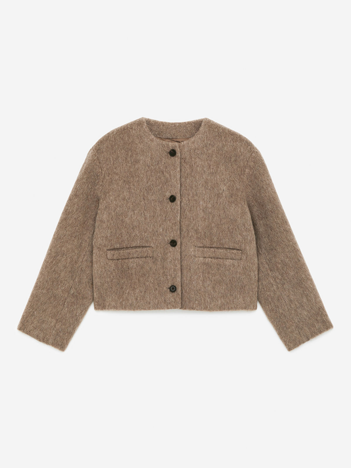 Brushed Wool-Blend Jacket | Arket UK