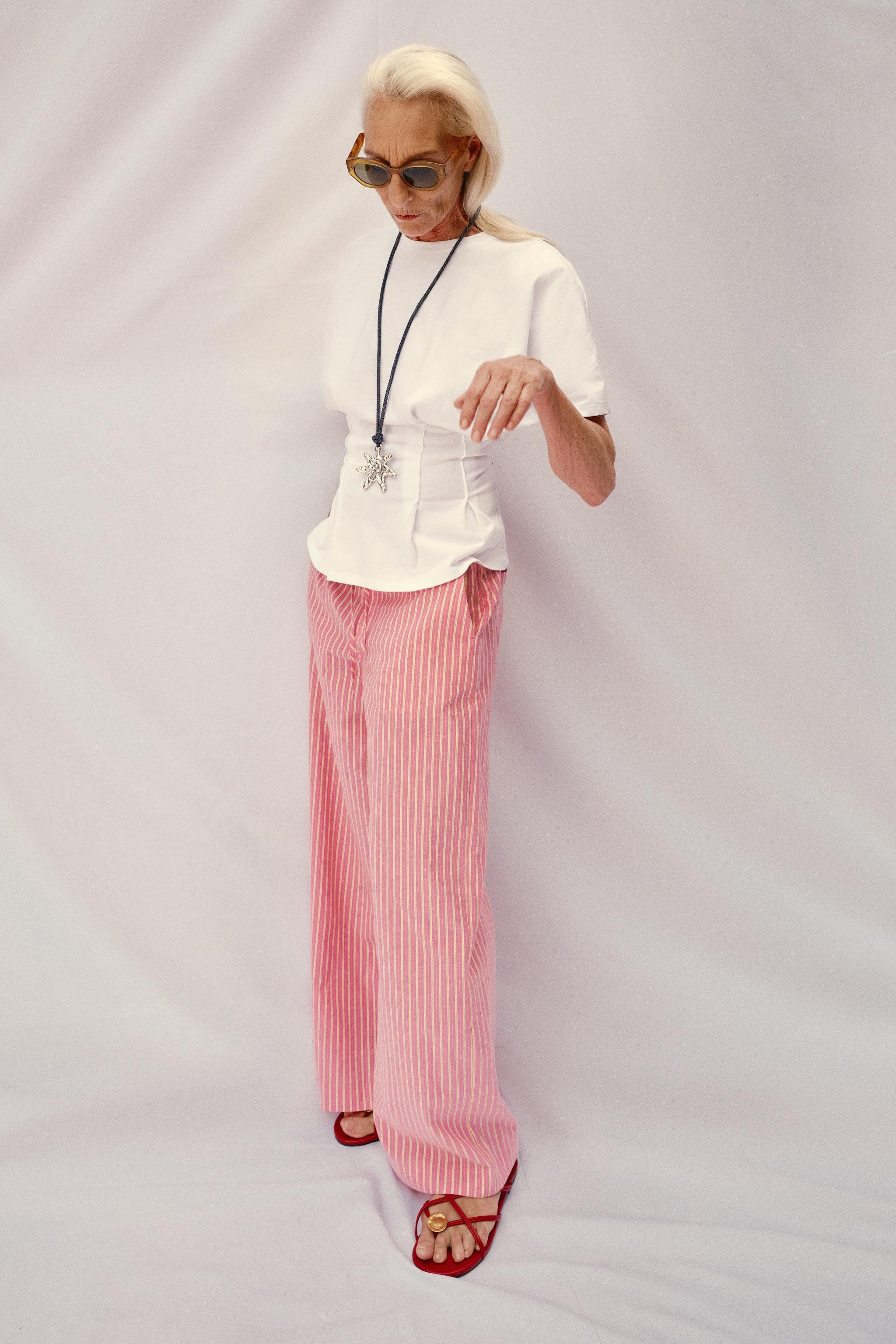 WIDE STRIPED PANTS | Zara US