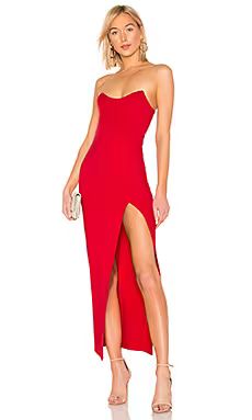 superdown Ryleigh Strapless Maxi Dress in Red from Revolve.com | Revolve Clothing (Global)
