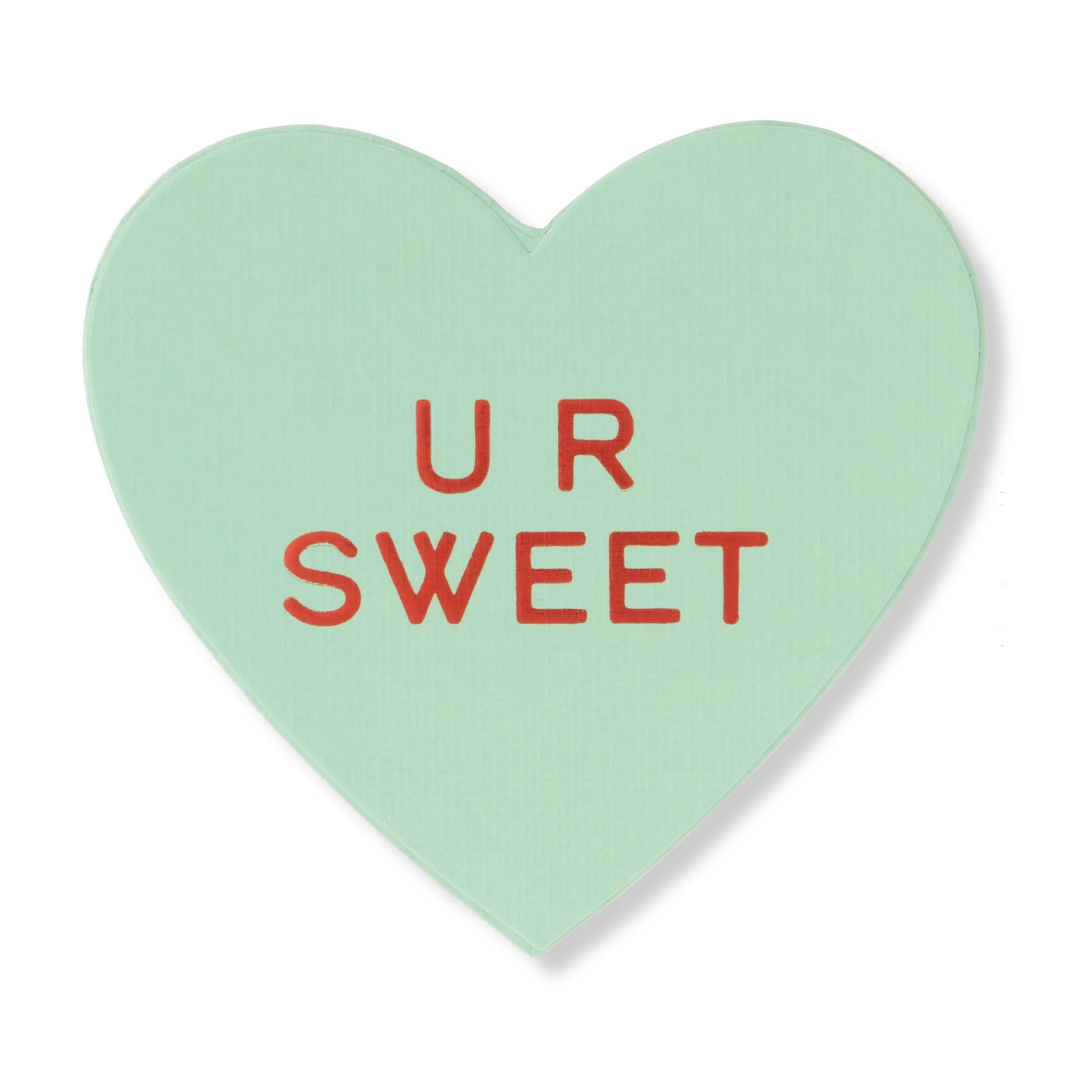 Valentine's Day Small Green Heart Gift Box, 6 in x 5.56 in x 2.44 in, by Way To Celebrate | Walmart (US)