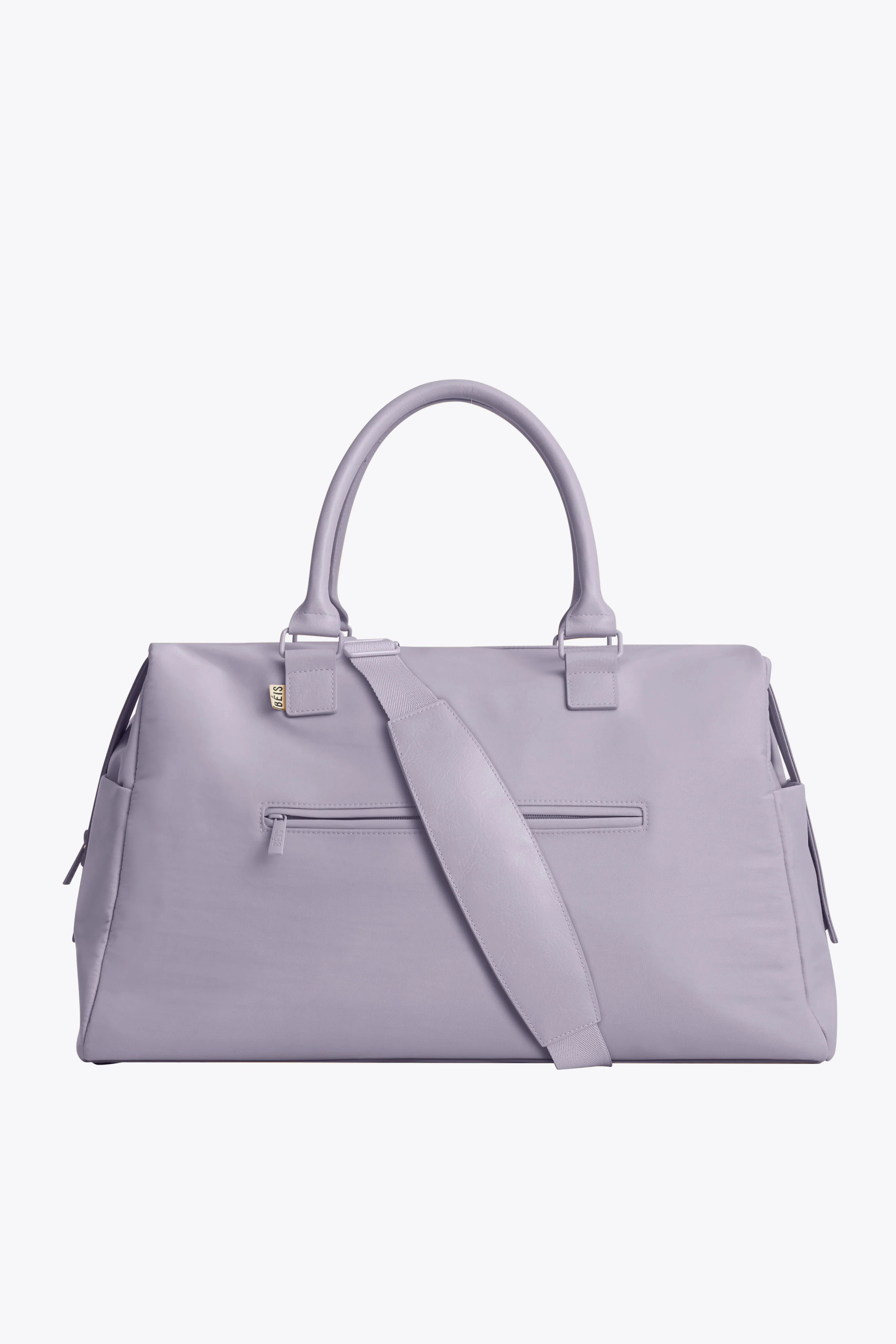 BÉIS 'The Commuter Duffle' In Lavender - Purple Duffle Bag & Overnight Bag | BEIS