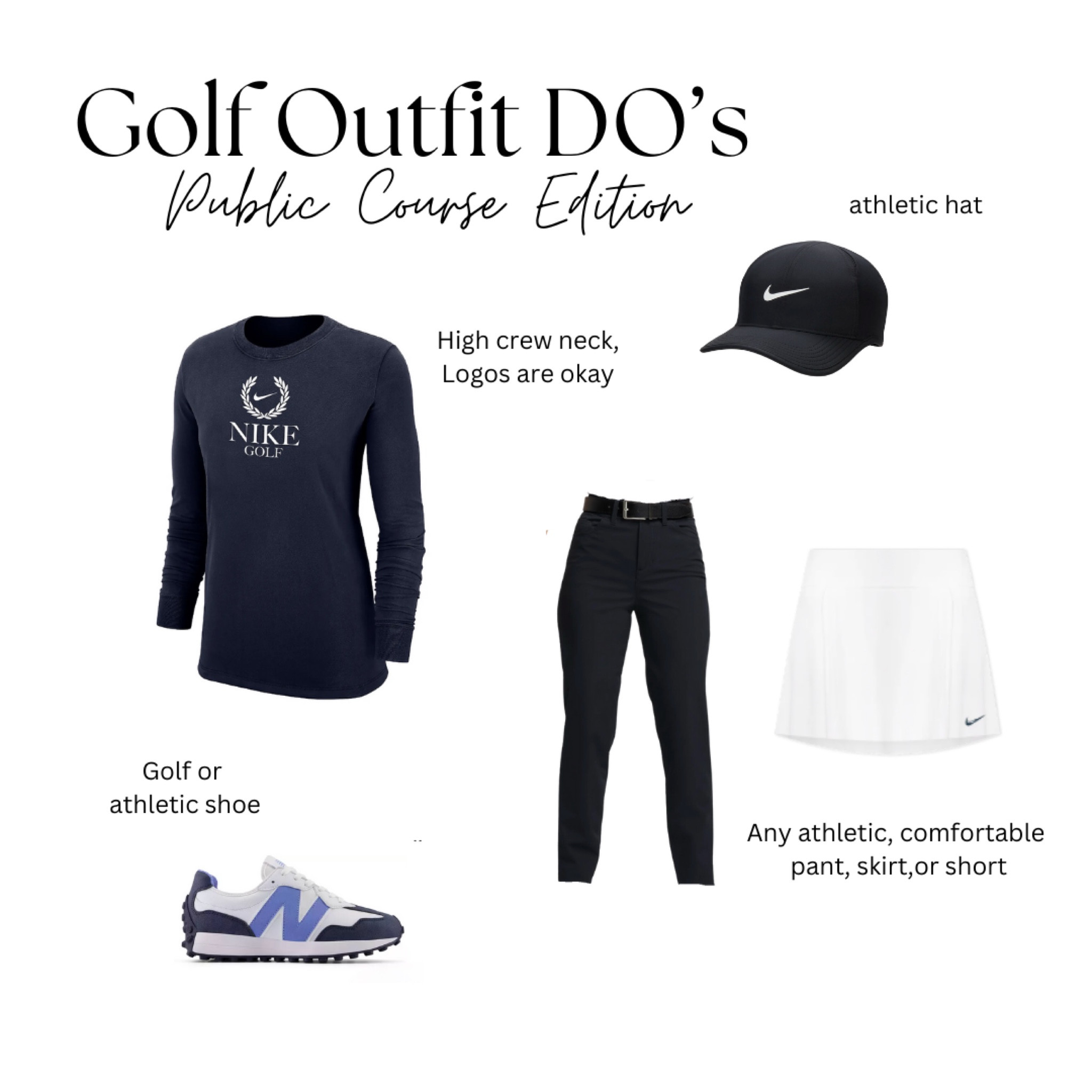 Some recommendations for those who might be golf curious or new to golf, attending a public course !!! 

#LTKActive #LTKstyletip