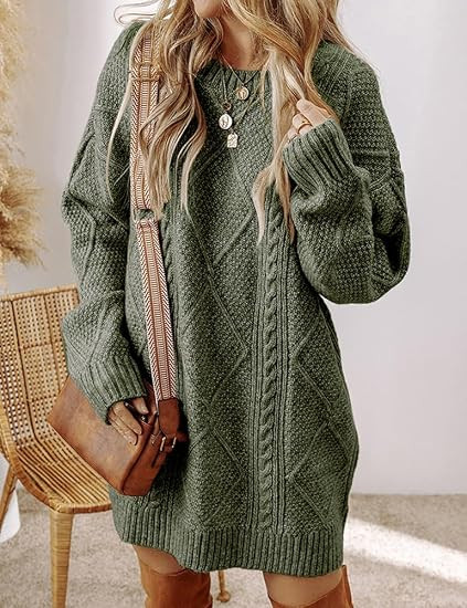 I’m all about fall outfits that feel cozy but still look cute, and these Amazon sweater dresses under $50 totally fit the assignment 🍁 Easy to wear, easy to layer and so good with everything from tall boots to ankle boots. Such a good affordable find for the season. #AmazonFashion #AmazonStyle #AmazonFinds #AmazonFallStyle #AmazonSweaterDresses #FallSweaterDress #FallFashion #FallOutfits #FallDress #FallDresses #AutumnStyle #CozyOutfit #CozySeason #FallWardrobe #FallCloset #AffordableFashionFinds #Under50 #Under50Finds #AmazonUnder50 #AmazonDeals #AmazonFashionFavorites #KnitDress #CableKnit #SweaterDressStyle #LongSleeveDress #NeutralFallFashion #CasualFallStyle #ChicFallOutfit #BootOutfit #FallBoots #KneeHighBootStyle #WeekendOutfit #WorkOutfitIdeas #FallChurchOutfit #FallFamilyPhotos #ThanksgivingStyle #FallDateNightOutfit #AmazonFallMustHaves #FallFashionFinds 

 #LTKSeasonal #LTKSaleAlert #LTKTravel
