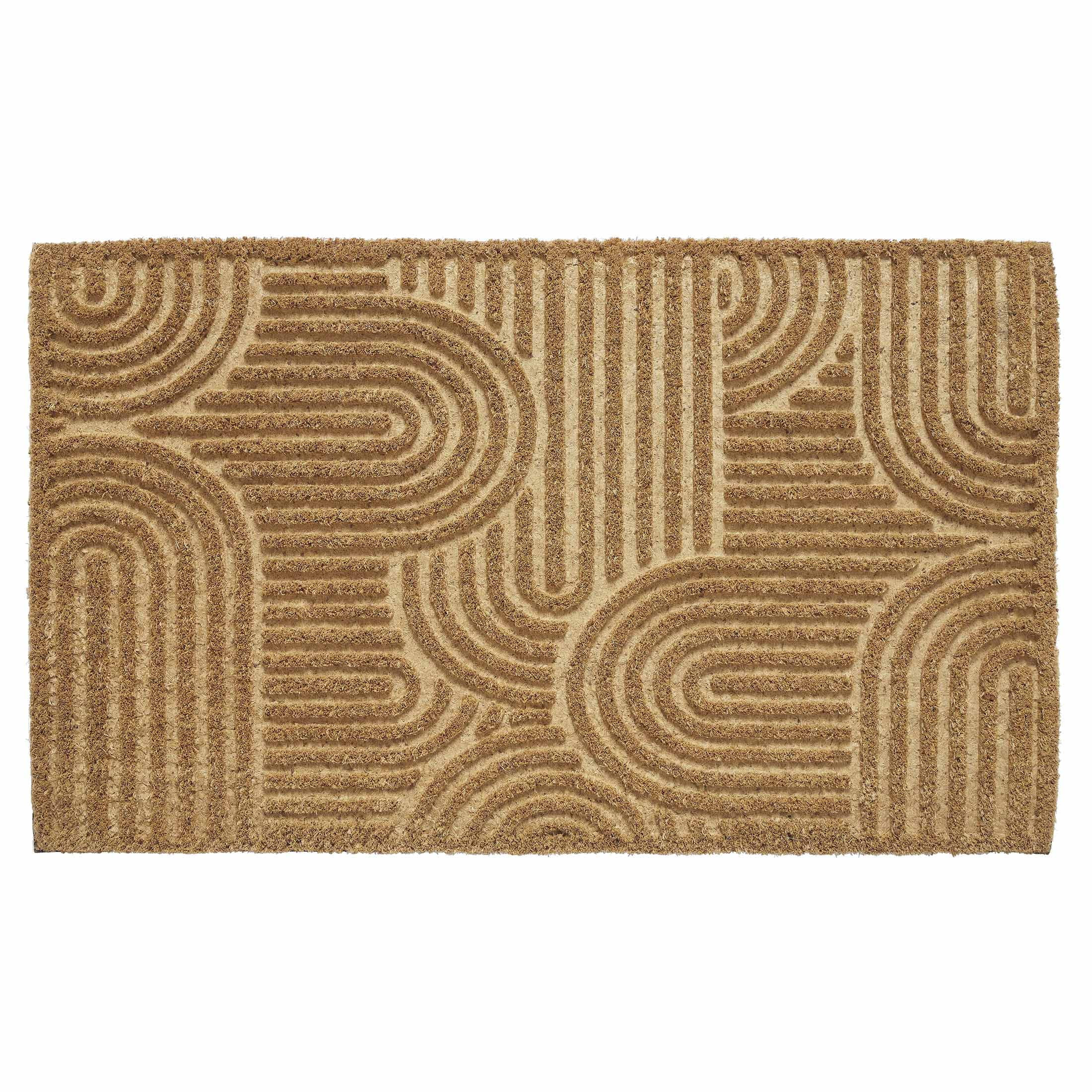 Beautiful Geometric Doormat, 18" x 30", Natural, by Drew Barrymore | Walmart (US)