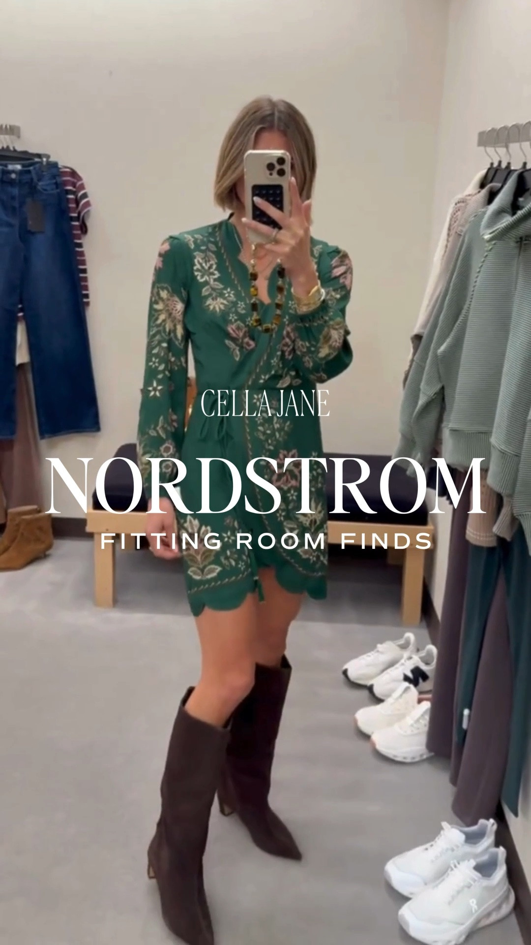 A sneak peek inside my fitting room during the Nordstrom Anniversary Sale! #nsale

#LTKsale #LTKdresses #LTKjeans