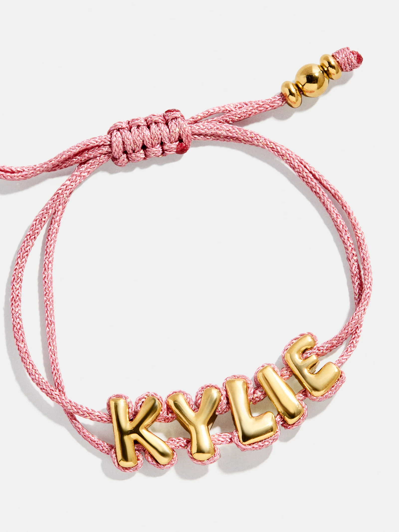 Wrapped Up Bubble Waterproof Custom Cord Bracelet - Pink | BaubleBar