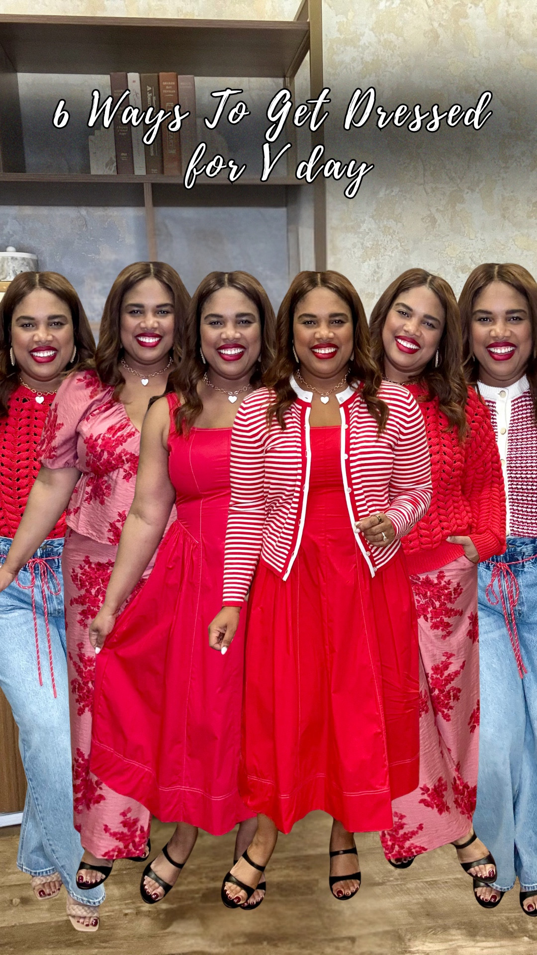 💘 6 Ways to Get Dressed for V-Day 💘
Whether you’re celebrating Valentine’s, Galentine’s, or just dressing up for the vibes ✨, these looks have you covered from cozy-cute to full festive.

 
Every outfit is easy to recreate and perfect for whatever plans you’ve got. See something you love? Buy Now and get it in time to wear it your way 💃

Hit the bell in my LTK 🔔 (top right) so you get all the exclusives first!

#LTKValentine