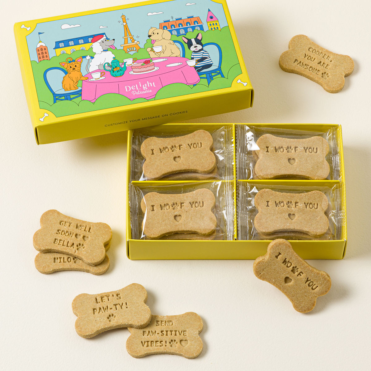 Custom Stamped Dog Biscuit – Set of 12 | UncommonGoods