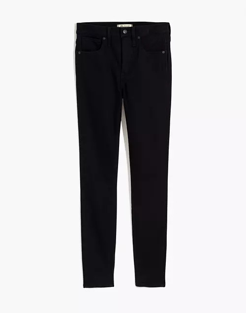10" High-Rise Skinny Jeans in Black Frost: Instacozy Edition | Madewell