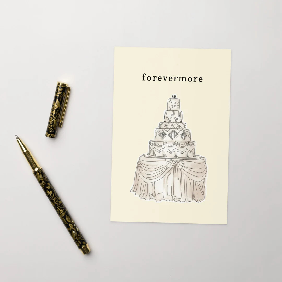 Taylor Swift Wedding Bridal Card: Evermore, Folklore, Red, Bride, Gift, Swifty, T-swift, bridal s... | Etsy (US)